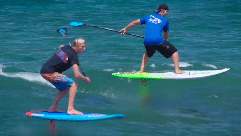 Stand Up Paddle Surf Foil Avec Connor Baxter Et Zane Schweitzer Sur Foil 4257