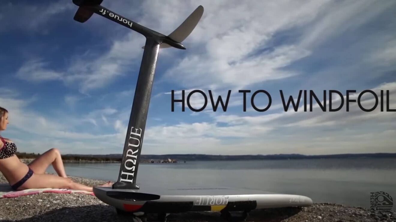Tutoriel vidéo Horue windsurf foil, le take off sur Foil Magazine