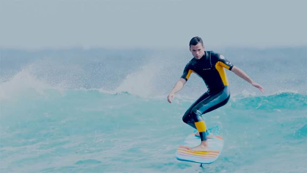 Vidéo de Martin Letourneur en surf foil Sroka à Lanzarote
