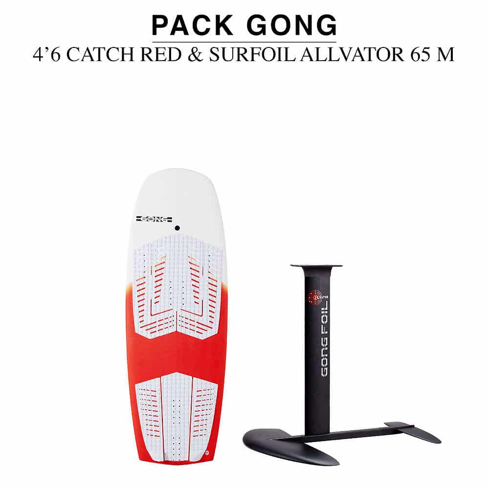 Pack Gong 4'6 Catch 3CS & Surf foil Allvator 65M