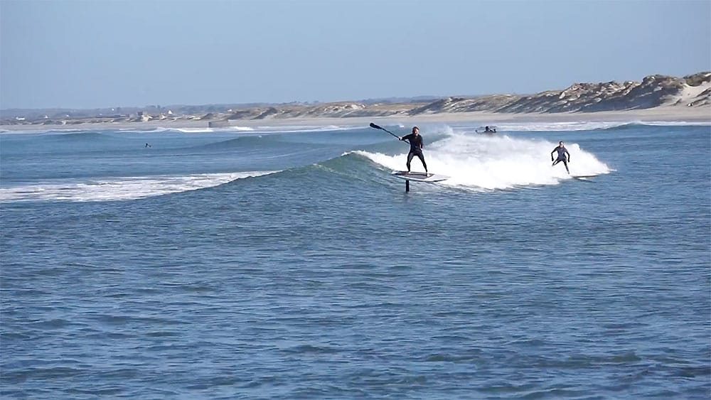 Vidéo d'une session Surf & Sup Foil à La Torche