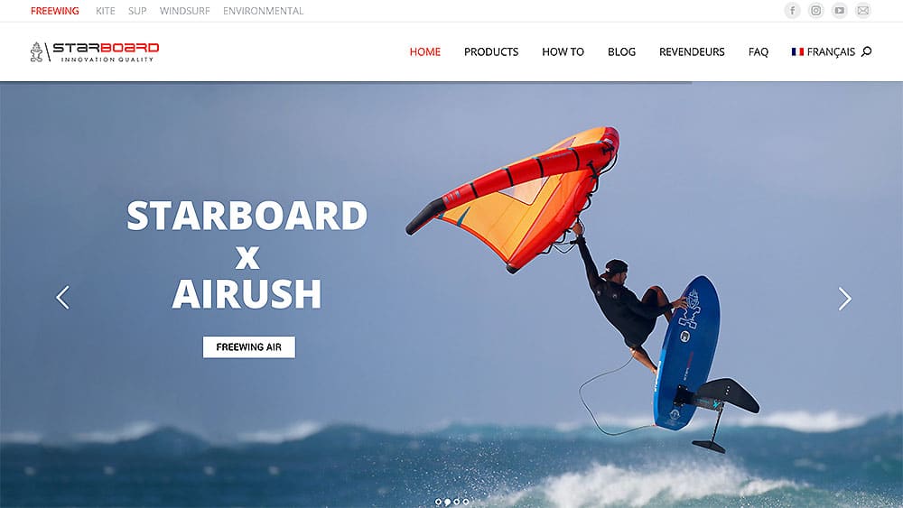FreeWing Air Starboard Airush