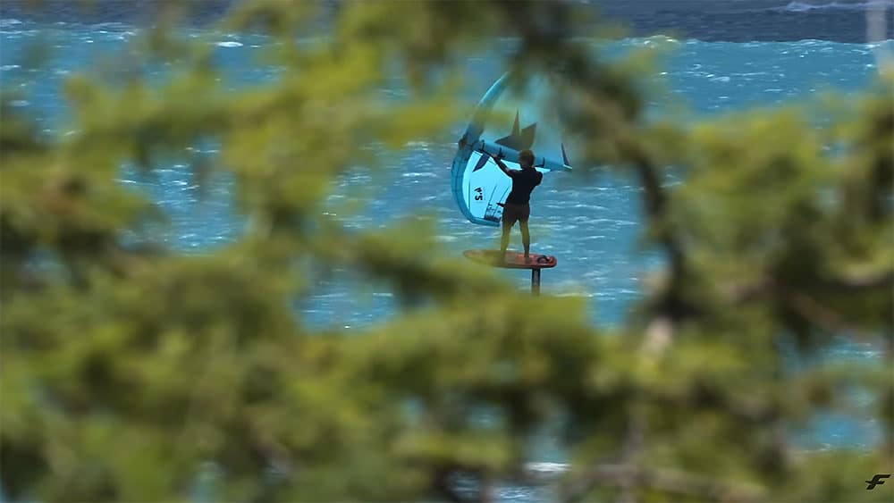 Titouan Galea, vidéo wingfoil à Maui, Hawaii