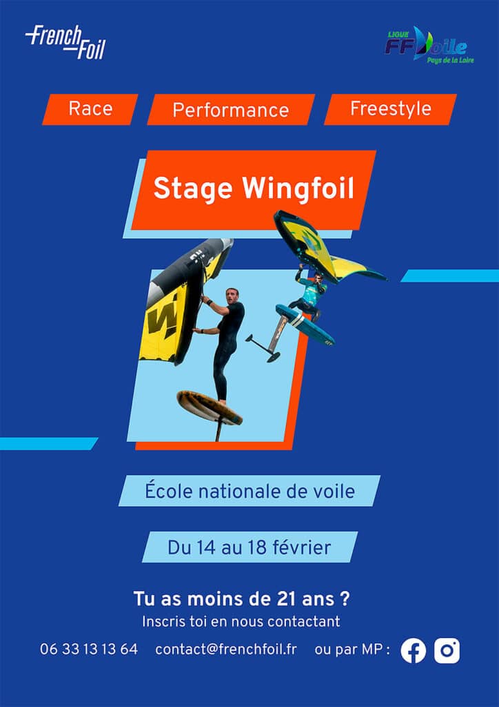 Stage FFV de wingfoil avec Françoit Prévost