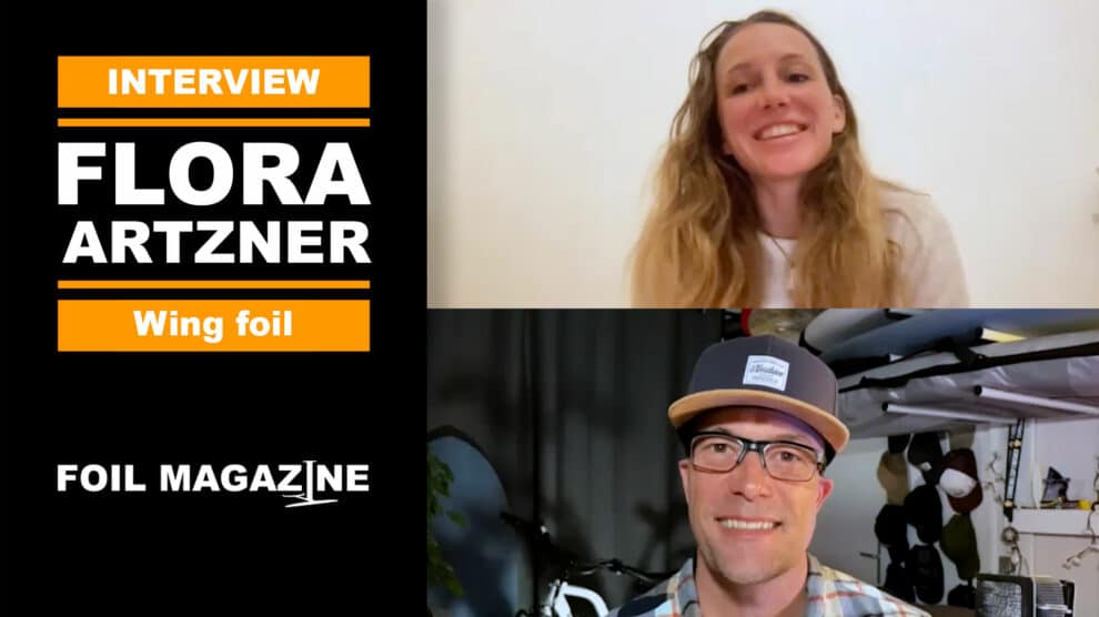 Interview de Flora Artzner, championne de wingfoil