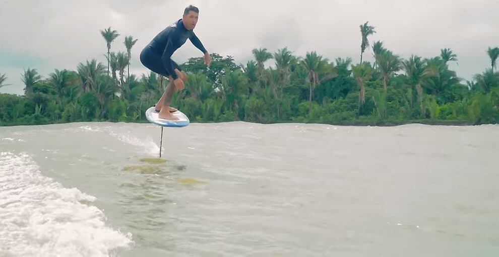 Vidéo : Surf Foil sur un mascaret brésilien