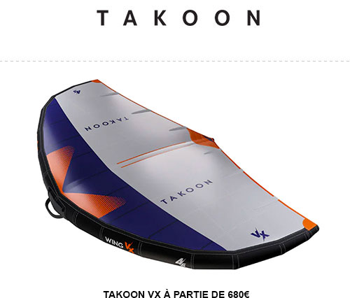 Nouvelles voile de wing VX Takoon