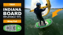 Test planche de wing gonflable Indiana