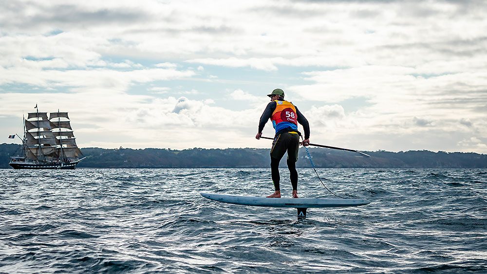 Crozon Foil Festival 2024, 1e journée intense en Downwind Foil