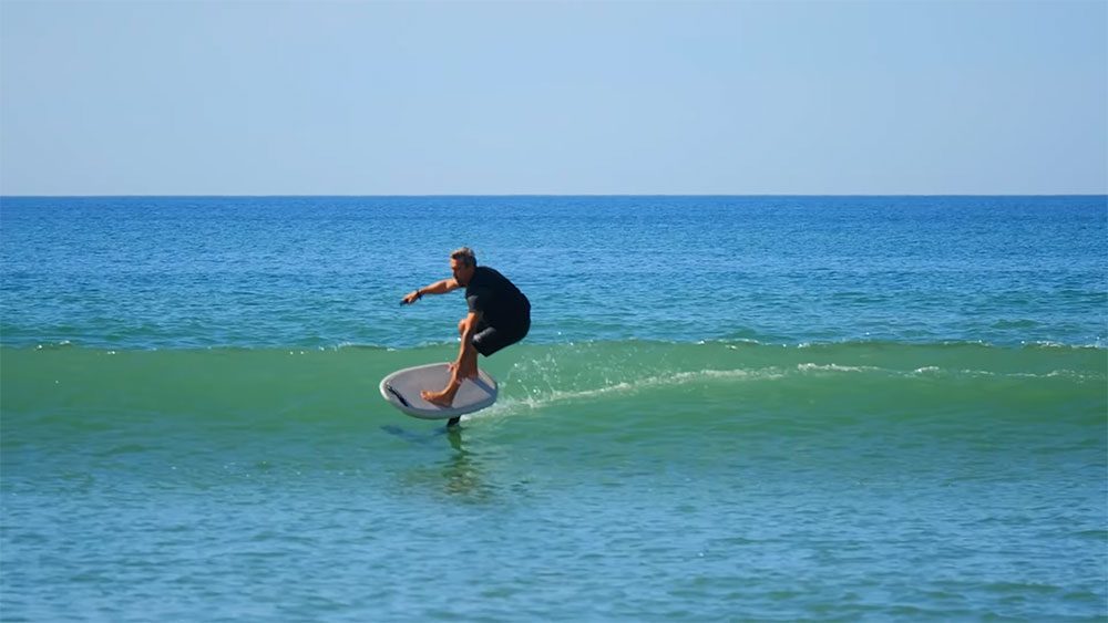 Faire du eFoil au Cap Ferret avec PWR-Foil