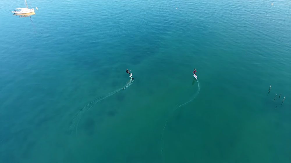 Faire du eFoil au Cap Ferret avec PWR-Foil