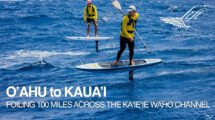 La première traversée en foil entre Oahu et Kauai