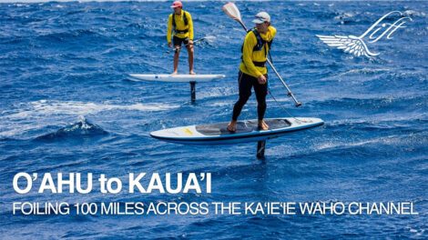 La première traversée en foil entre Oahu et Kauai