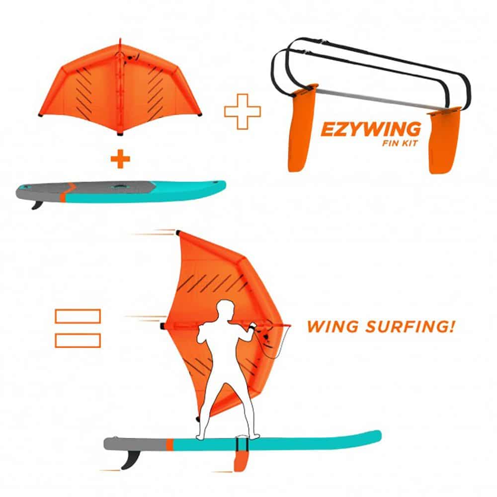 Ezywing, adaptateur wing pour paddle