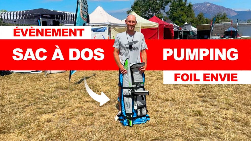 Sac à dos pour le pumping foil, Hike & Pump de Foil Envie