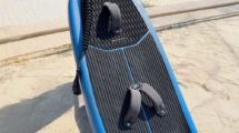 Test foot strap foil Tribord de Decathlon