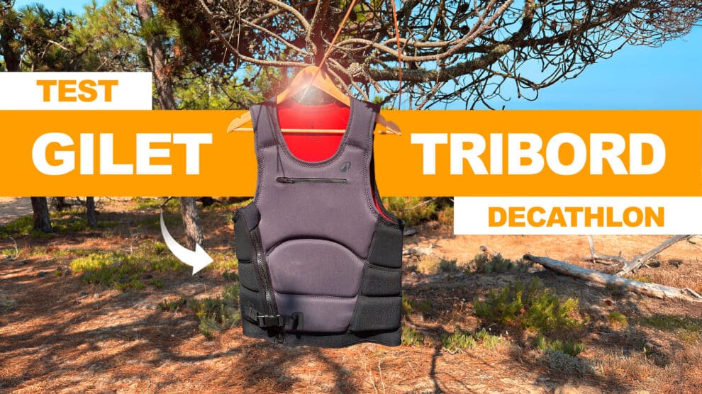 Test du gilet d'impact et d'aide à la flottabilité Tribord de Decathlon