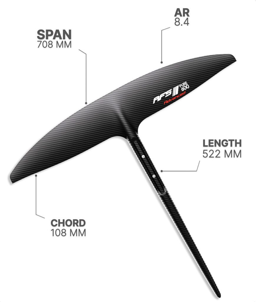 AFS PURE 600, le foil de compétition