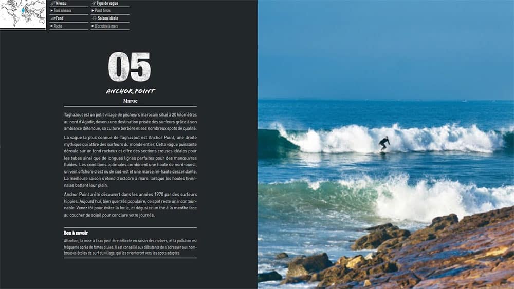 100 spots de surf à couper le souffle chez Larousse