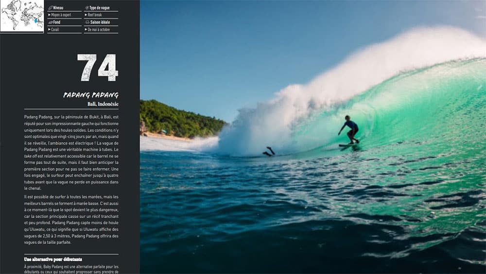 100 spots de surf à couper le souffle chez Larousse