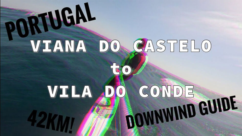 Downwind au Portugal avec Jack Galloway en SUP Foil