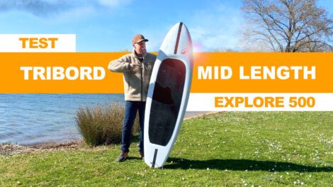 Test et avis planche Mid-Length Tribord Explore 500 de Decathlon