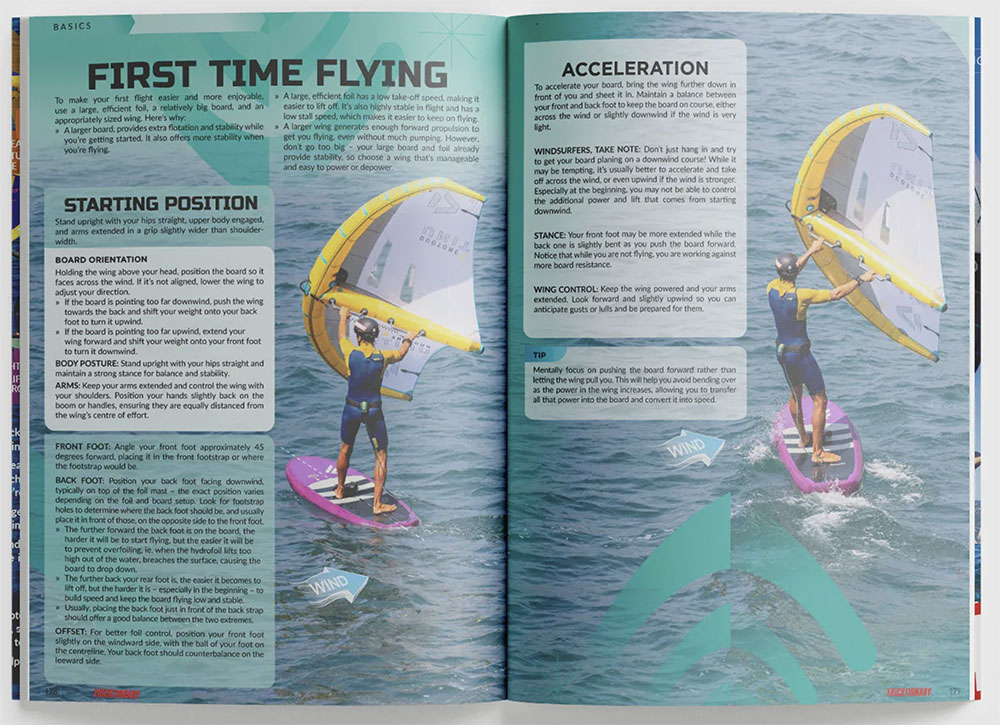 Maîtrisez toutes les manœuvres avec le Wingfoil Tricktionary 1