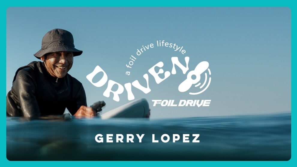 Gerry Lopez la légende du surf adopte le foil assist !