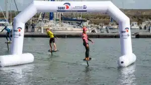 Yvanna Vourron et Titouan Tournus champion(ne) de France de pumpfoil